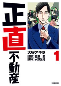 Cover of 正直不動産 volume 1.